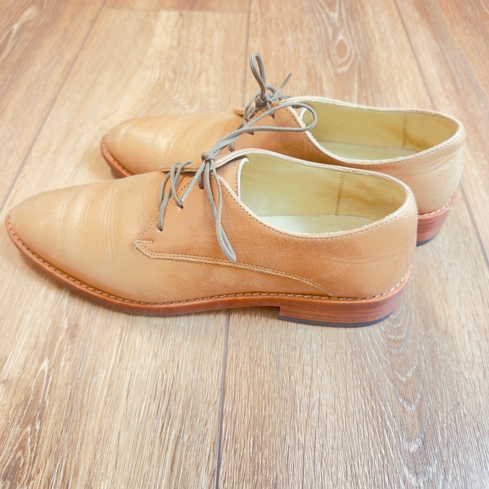 Nisolo Tan Leather Women's Oxfords